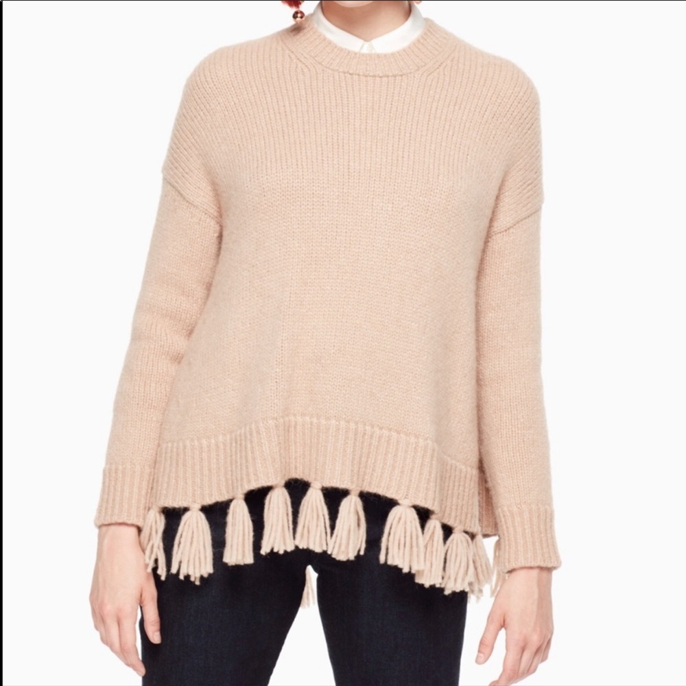 Kate Spade Brooke Street Alpaca Tassel Sweater